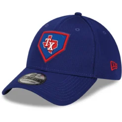 Men's Texas Rangers New Era Royal 2022 Clubhouse 39THIRTY Flex Hat