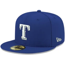 Men's Texas Rangers New Era Royal White Logo 59FIFTY Fitted Hat