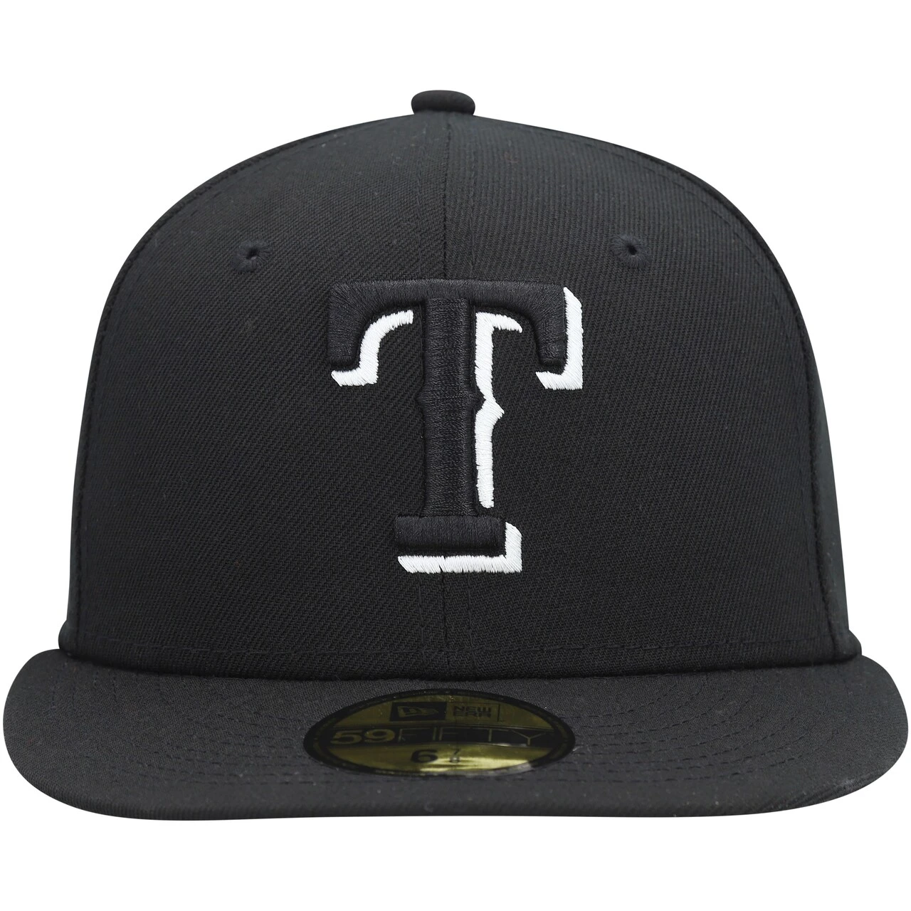Men's Texas Rangers New Era Black On Black Dub 59FIFTY Fitted Hat 2 Men's Texas Rangers New Era Black On Black Dub 59FIFTY Fitted Hat - Image 2