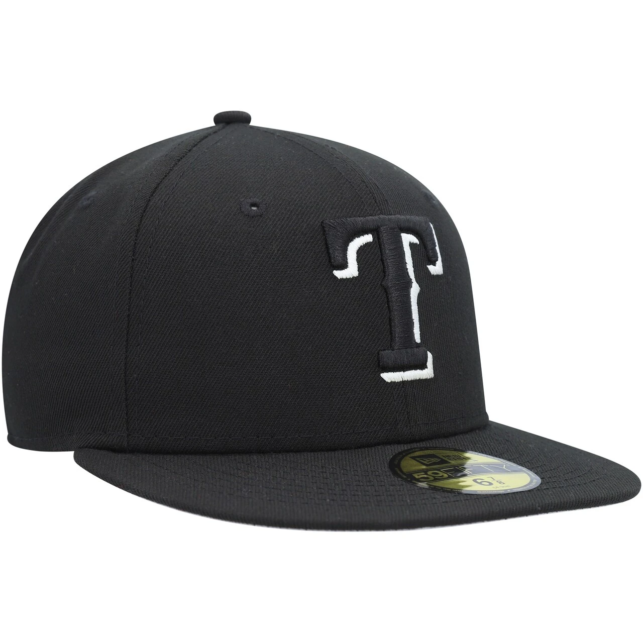 Men's Texas Rangers New Era Black On Black Dub 59FIFTY Fitted Hat 3 Men's Texas Rangers New Era Black On Black Dub 59FIFTY Fitted Hat - Image 3