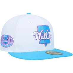Men's Philadelphia Phillies New Era White 2004 Inaugural Season Vice 59FIFTY Fitted Hat