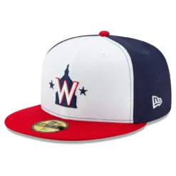 Men's Washington Nationals New Era White Alternate 2 2020 Authentic Collection On-Field 59FIFTY Fitted Hat