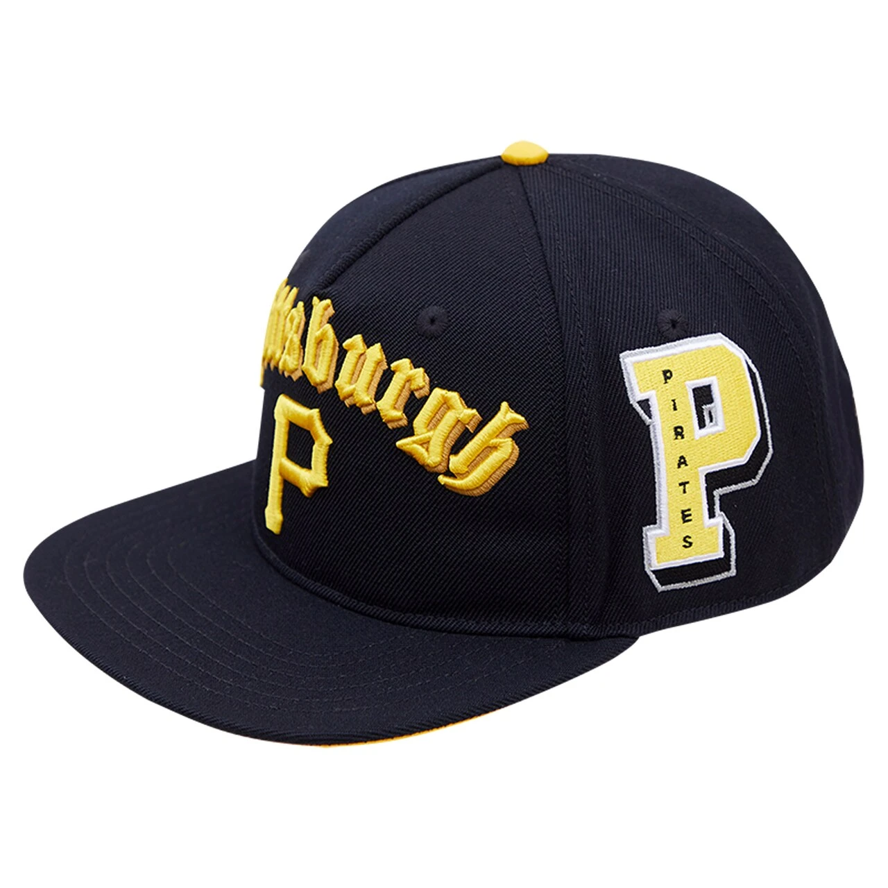 Men's Pittsburgh Pirates Pro Standard Black 1979 World Series Old English Snapback Hat 1 Men's Pittsburgh Pirates Pro Standard Black 1979 World Series Old English Snapback Hat