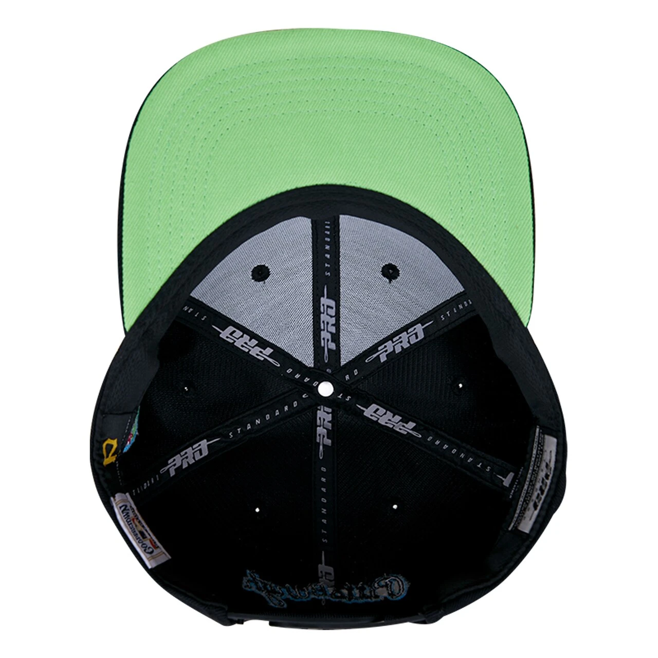 Men's Pittsburgh Pirates Pro Standard Black Cooperstown Collection Neon Prism Snapback Hat 4 Men's Pittsburgh Pirates Pro Standard Black Cooperstown Collection Neon Prism Snapback Hat - Image 4