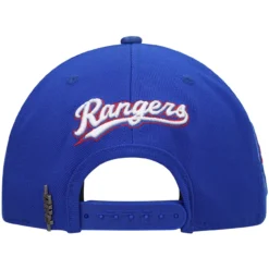 Men's Texas Rangers Pro Standard Royal Stacked Logo Snapback Hat -BaseballCap Hub Store mens pro standard royal texas rangers stacked logo snapback hat pi4783000 altimages ff 4783414 272754337055d7cf1007alt4 full