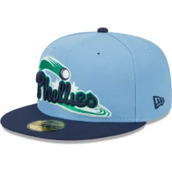 Men's Philadelphia Phillies New Era Light Blue/Navy Green Undervisor 59FIFTY Fitted Hat -BaseballCap Hub Store navy philadelphia phillies green undervisor 59fifty fitted hat ss5 p 200015955pv 3u xsyrureqv9xztxipwufev dbn2h8rujpg7thsmy2wy