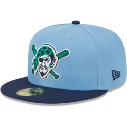 Men's Pittsburgh Pirates New Era Light Blue/Navy Green Undervisor 59FIFTY Fitted Hat -BaseballCap Hub Store navy pittsburgh pirates green undervisor 59fifty fitted hat ss5 p 200015956pv 3u hvd7dmneehglovw7go95v kpvurzajaa50inwubzho