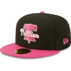 Men's Philadelphia Phillies New Era Black/Pink 2004 Inaugural Season Passion 59FIFTY Fitted Hat -BaseballCap Hub Store pink philadelphia phillies 2004 inaugural season passion 59fifty fitted hat ss5 p 4789344pv 3u kpimyik117npdqiechwdv gexyqwoed2g3jbi5eddj