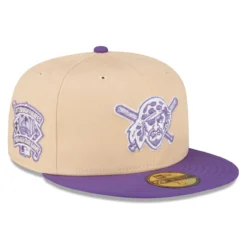 Men's Pittsburgh Pirates New Era Peach/Purple 1994 MLB All-Star Game Side Patch 59FIFTY Fitted Hat
