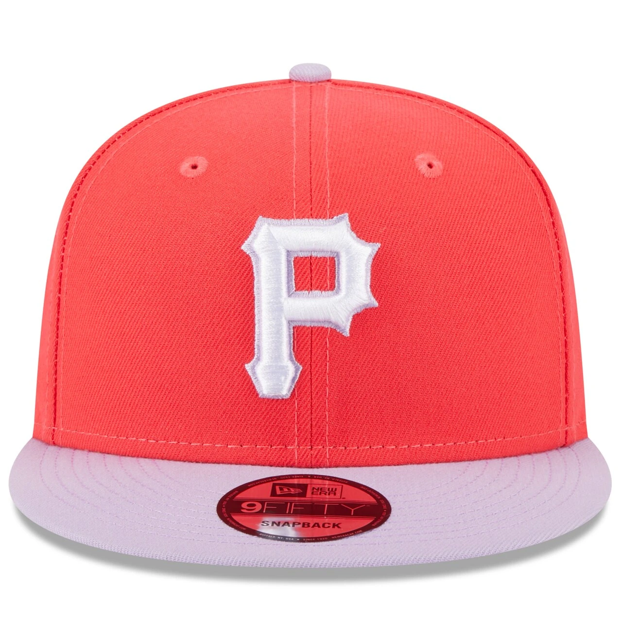 Men's Pittsburgh Pirates New Era Red/Purple Spring Basic Two-Tone 9FIFTY Snapback Hat 2 Men's Pittsburgh Pirates New Era Red/Purple Spring Basic Two-Tone 9FIFTY Snapback Hat - Image 2