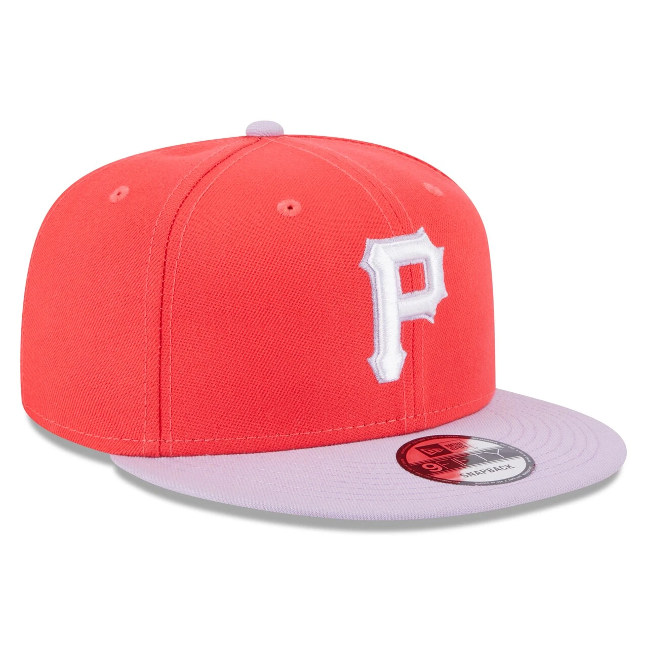 Men's Pittsburgh Pirates New Era Red/Purple Spring Basic Two-Tone 9FIFTY Snapback Hat 3 Men's Pittsburgh Pirates New Era Red/Purple Spring Basic Two-Tone 9FIFTY Snapback Hat - Image 3