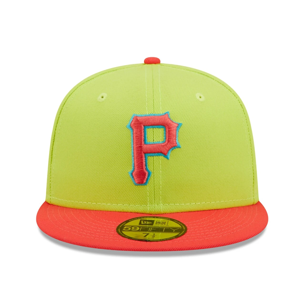 Men's Pittsburgh Pirates New Era Green/Red 1979 World Series Cyber Highlighter 59FIFTY Fitted Hat 2 Men's Pittsburgh Pirates New Era Green/Red 1979 World Series Cyber Highlighter 59FIFTY Fitted Hat - Image 2