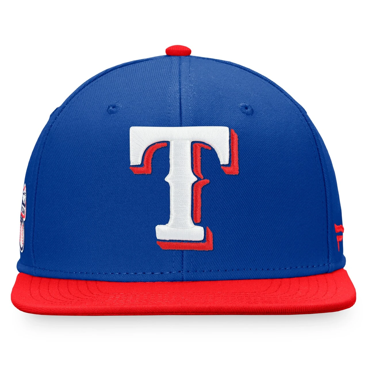 Men's Texas Rangers Fanatics Branded Royal/Red Fundamental Two-Tone Snapback Hat 2 Men's Texas Rangers Fanatics Branded Royal/Red Fundamental Two-Tone Snapback Hat - Image 2