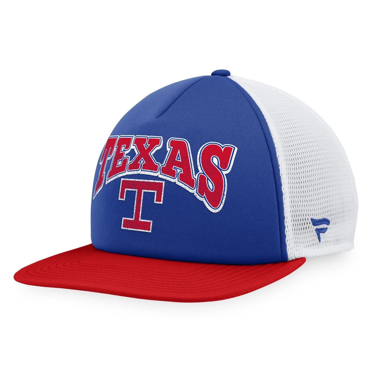 Men's Texas Rangers Fanatics Branded Royal/Red Heritage Foam Front Trucker Snapback Hat 1 Men's Texas Rangers Fanatics Branded Royal/Red Heritage Foam Front Trucker Snapback Hat