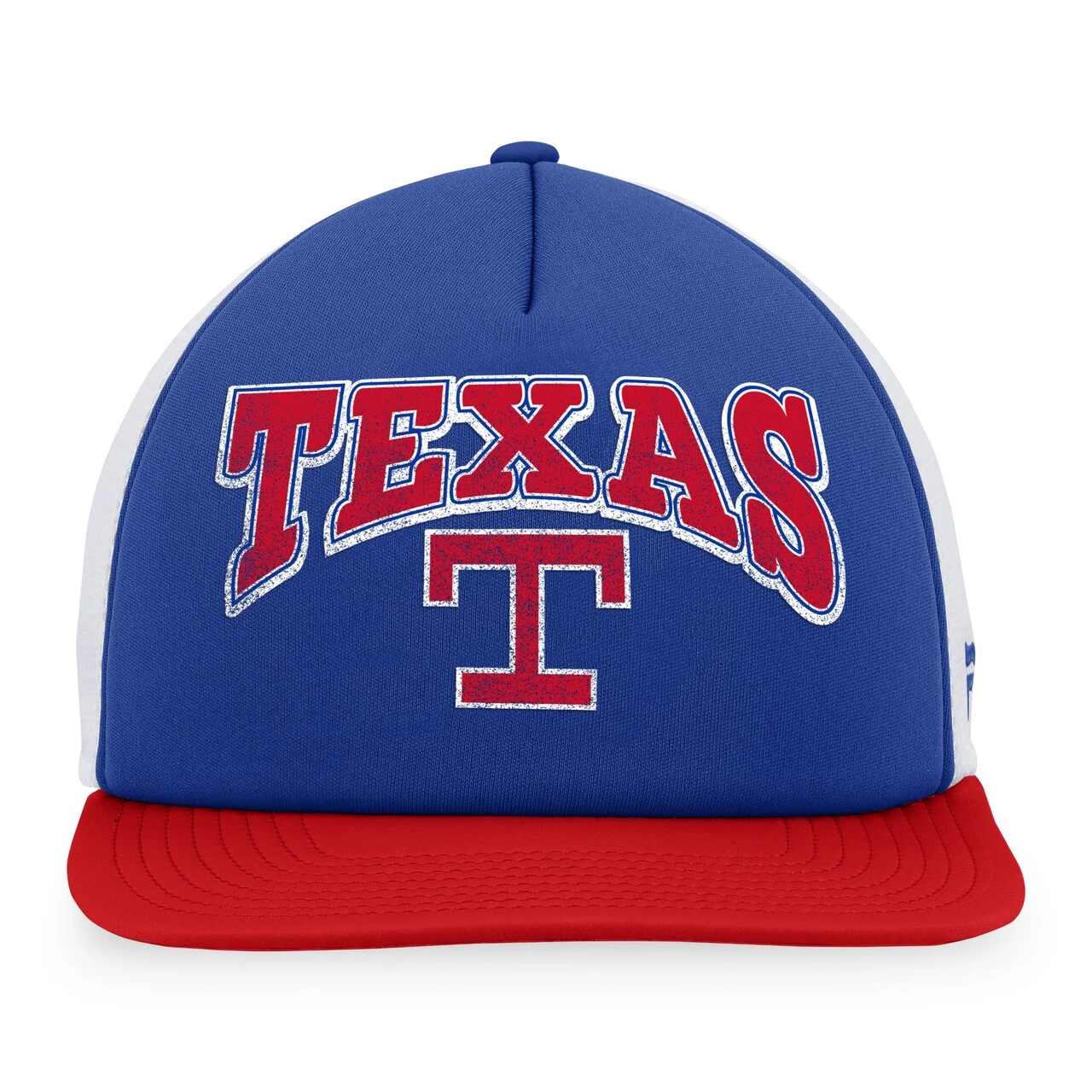 Men's Texas Rangers Fanatics Branded Royal/Red Heritage Foam Front Trucker Snapback Hat 2 Men's Texas Rangers Fanatics Branded Royal/Red Heritage Foam Front Trucker Snapback Hat - Image 2