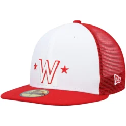 Men's Washington Nationals New Era White/Red 2023 On-Field Batting Practice 59FIFTY Fitted Hat