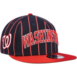 Men's Washington Nationals New Era Navy/Red City Arch 9FIFTY Snapback Hat