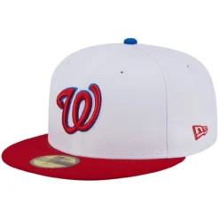 Men's Washington Nationals New Era White/Red Undervisor 59FIFTY Fitted Hat -BaseballCap Hub Store red washington nationals undervisor 59fifty fitted hat ss5 p 200016057pv 3u rwmzm9lmhjrzqqelrlvfv seqjfvzowudwocubalyy