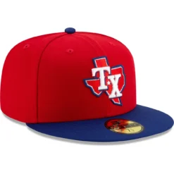 Men's Texas Rangers New Era Red/Royal 2020 Alternate 3 Authentic Collection On Field 59FIFTY Fitted Hat -BaseballCap Hub Store royal texas rangers 2020 alternate 3 authentic collection on field 59fifty fitted hat pi3757000 altimages ff 3757330 7b02ded99cbedd2173f6alt3 full