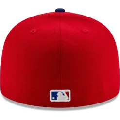 Men's Texas Rangers New Era Red/Royal 50th Anniversary Authentic Collection On-Field 59FIFTY Fitted Hat -BaseballCap Hub Store royal texas rangers 50th anniversary authentic collection on field 59fifty fitted hat pi4742000 altimages ff 4742904 1940f486ecf0c8b7dcb7alt4 full