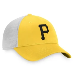 Men's Pittsburgh Pirates Fanatics Branded Gold/White Core Structured Trucker Snapback Hat -BaseballCap Hub Store white pittsburgh pirates core structured trucker snapback hat pi4232000 altimages ff 4232266 964bf8e5263d4a1934d5alt3 full