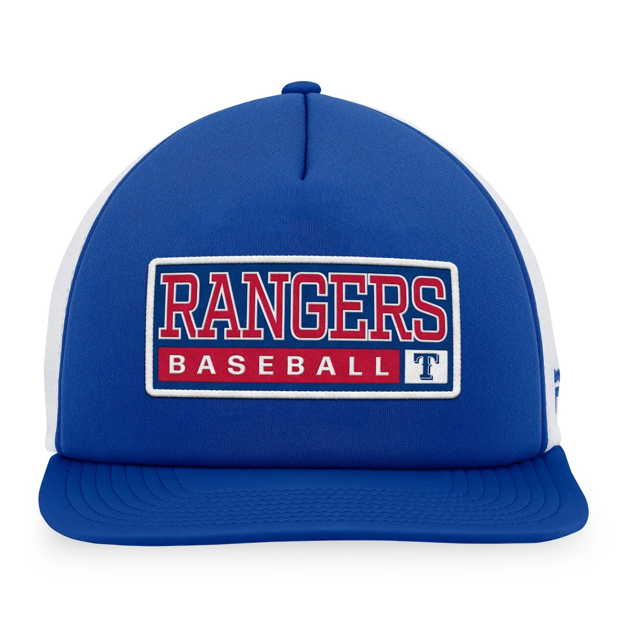 Men's Texas Rangers Majestic Royal/White Foam Trucker Snapback Hat 2 Men's Texas Rangers Majestic Royal/White Foam Trucker Snapback Hat - Image 2