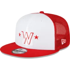 Men's Washington Nationals New Era Red/White 2023 On-Field Batting Practice 9FIFTY Snapback Hat