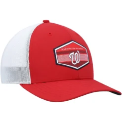 Men's Washington Nationals '47 Red/White Burgess Trucker Snapback Hat -BaseballCap Hub Store white washington nationals burgess trucker snapback hat ss5 p 200020611pv 3u 3xyhdtuprglmzqviqm6rv 1iu0ag8rw2crsfawns4d