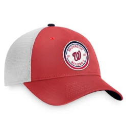 Men's Washington Nationals Fanatics Branded Red/White Iconic Circle Patch Trucker Snapback Hat -BaseballCap Hub Store white washington nationals iconic circle patch trucker snapback hat pi4367000 altimages ff 4367013 ef9ba6a1bdb4041ba156alt3 full