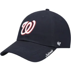 Women's Washington Nationals '47 Navy Team Miata Clean Up Adjustable Hat