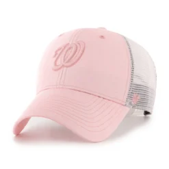 Women's Washington Nationals '47 Pink Haze MVP Trucker Snapback Hat