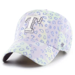 Women's Texas Rangers '47 Purple Cosmic Clean Up Adjustable Hat