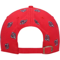 Women's Washington Nationals '47 Red Confetti Clean Up Adjustable Hat -BaseballCap Hub Store womens 47 red washington nationals confetti clean up adjustable hat pi4160000 altimages ff 4160505 c33834b4793345206e50alt4 full