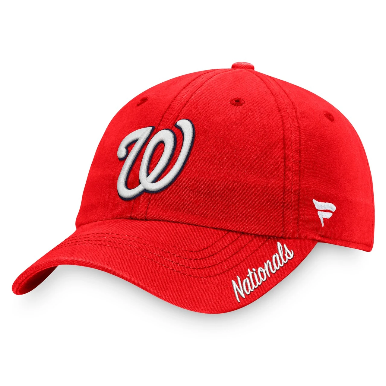 Women's Washington Nationals Fanatics Branded Red Team Core Adjustable Hat