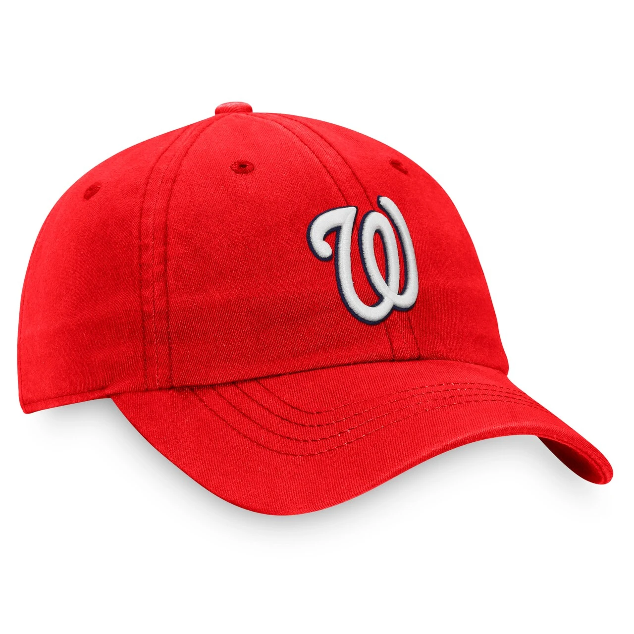 Women's Washington Nationals Fanatics Branded Red Team Core Adjustable Hat - Image 3