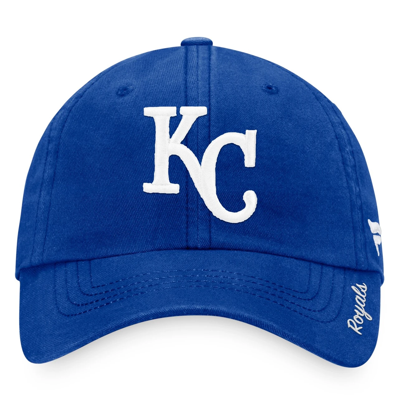 Women's Kansas City Royals Fanatics Branded Royal Team Core Adjustable Hat - Image 2