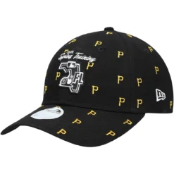 Women's Pittsburgh Pirates New Era Black 2020 Spring Training All Over 9TWENTY Adjustable Hat