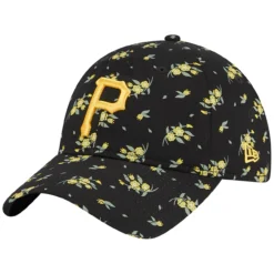 Women's Pittsburgh Pirates New Era Black Bloom 9TWENTY Adjustable Hat