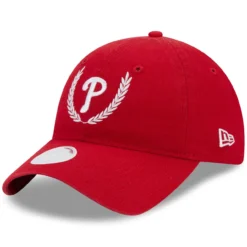 Women's Philadelphia Phillies New Era Red Leaves 9TWENTY Adjustable Hat