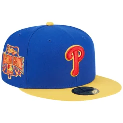 Men's Philadelphia Phillies New Era Royal/Yellow Empire 59FIFTY Fitted Hat