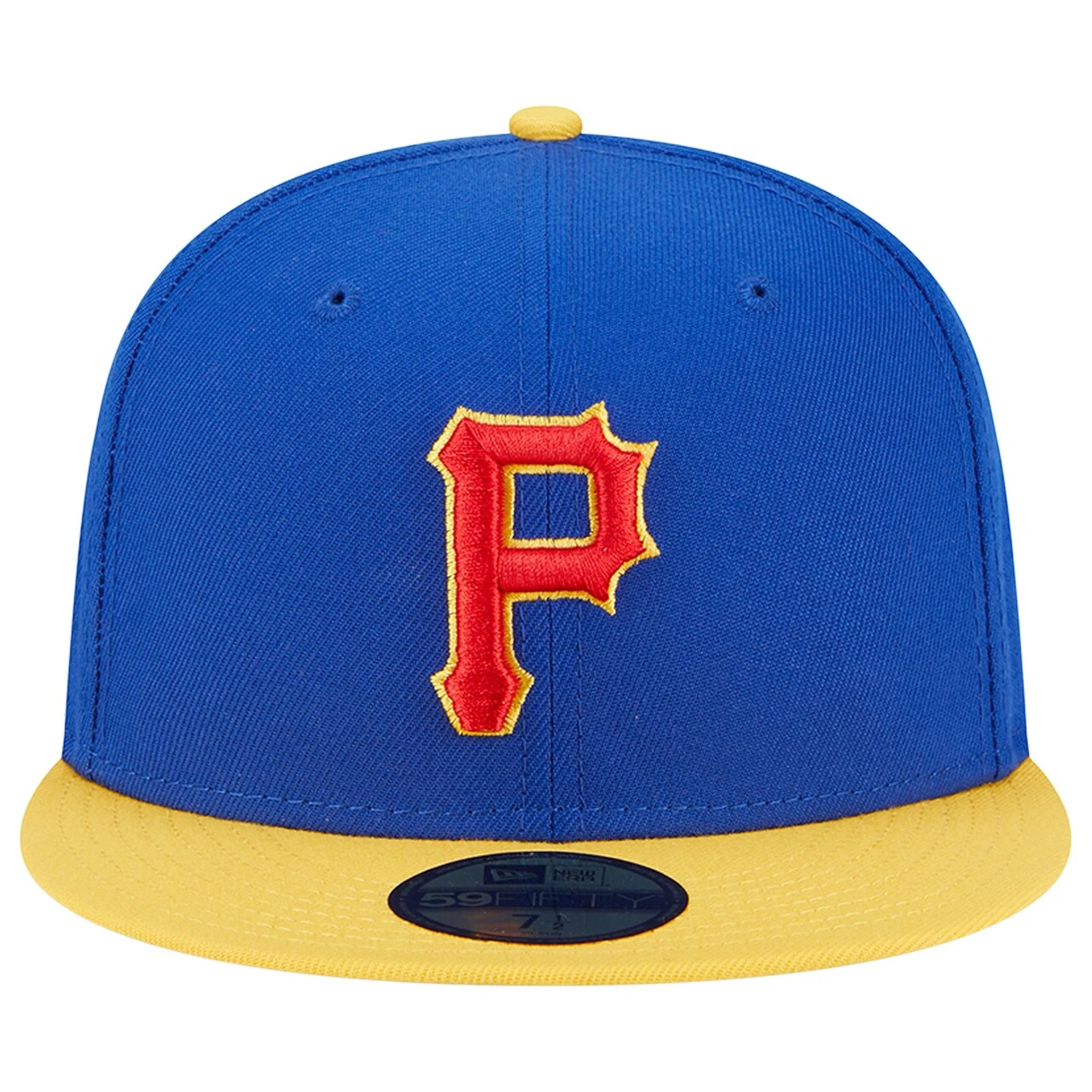 Men's Pittsburgh Pirates New Era Royal/Yellow Empire 59FIFTY Fitted Hat 2 Men's Pittsburgh Pirates New Era Royal/Yellow Empire 59FIFTY Fitted Hat - Image 2