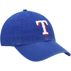 Youth Texas Rangers '47 Royal Team Logo Clean Up Adjustable Hat -BaseballCap Hub Store youth 47 royal texas rangers team logo clean up adjustable hat pi4252000 altimages ff 4252097 a0322238d644cffec278alt3 full