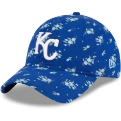 Youth Kansas City Royals New Era Royal Bloom 9TWENTY Adjustable Hat